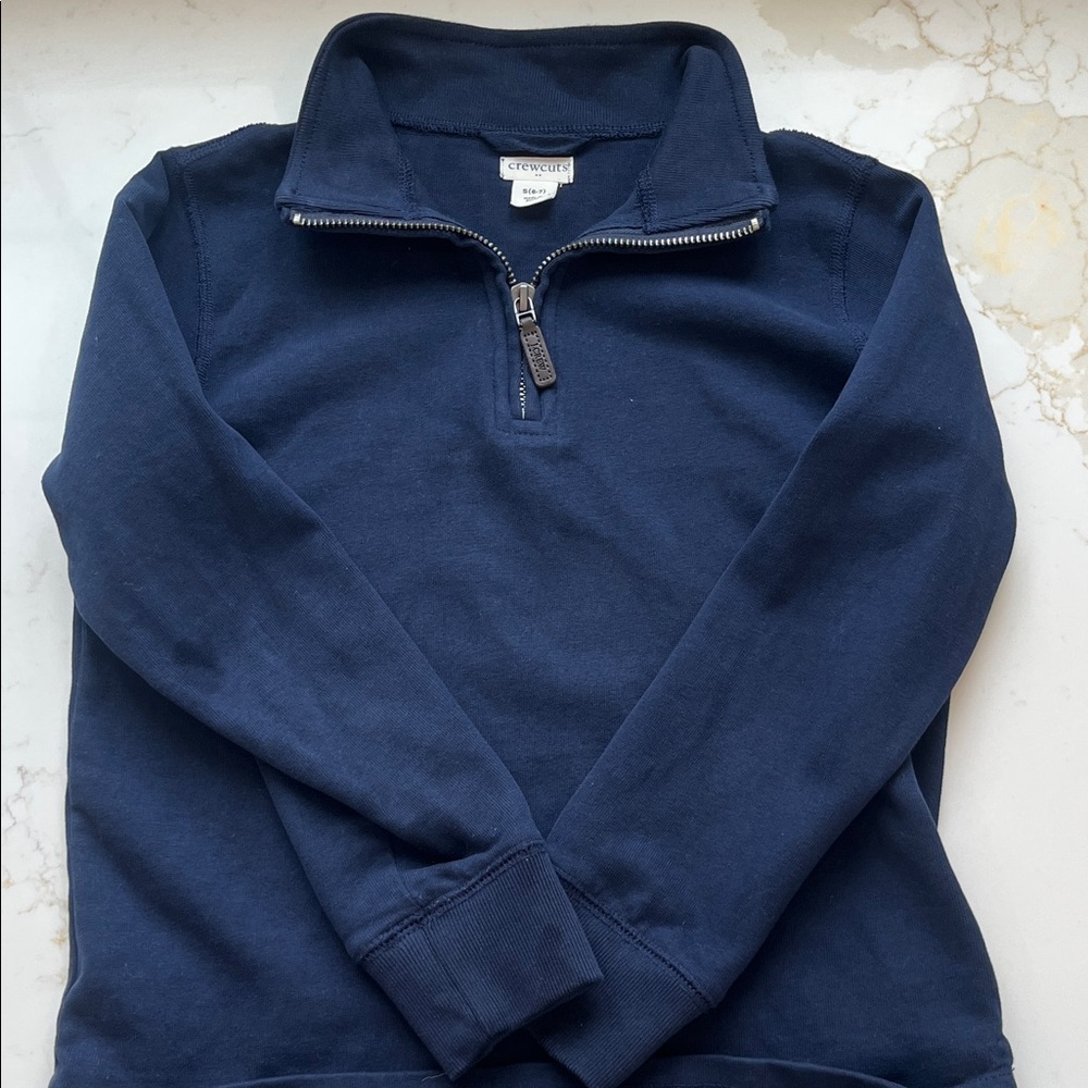 J. Crew Navy Blue Kids Zip-Up Top